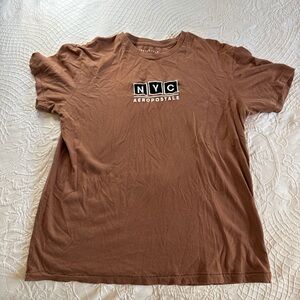 Aeropostale Men's Brown T-Shirt